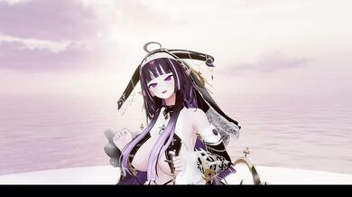 Nude Elf VTuber Dances KPop | Attention MMD