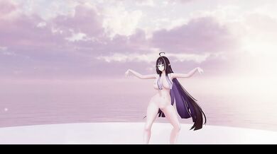 Nude Elf VTuber Dances KPop | Attention MMD