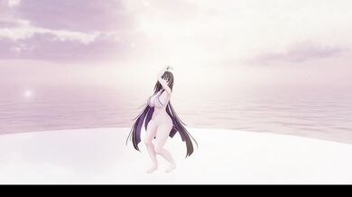 Nude Elf VTuber Dances KPop | Attention MMD