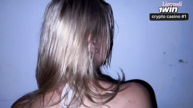 A passionate encounter with a stranger in a dark alley in the rain