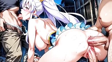 A harem of hentai 2d and 3d bitches from games and anime with huge tits. Their wet pussies are waiting to be roughly fucked. №4