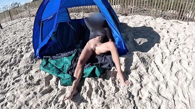 I spent the day showing off my naked body at the beach. Strangers nearby are enjoying the view !