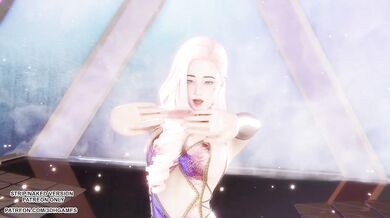 [MMD] MINNIE - Cherry Sky - Seraphine Sexy Kpop Dance League of Legends Hentai Uncensored 4K 60FPS