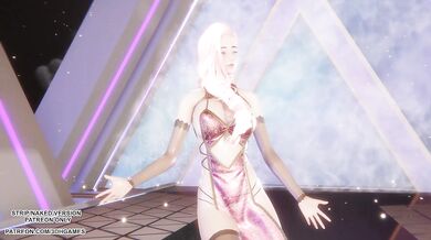 [MMD] MINNIE - Cherry Sky - Seraphine Sexy Kpop Dance League of Legends Hentai Uncensored 4K 60FPS