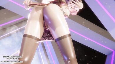 [MMD] MINNIE - Cherry Sky - Seraphine Sexy Kpop Dance League of Legends Hentai Uncensored 4K 60FPS