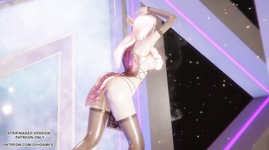 [MMD] MINNIE - Cherry Sky - Seraphine Sexy Kpop Dance League of Legends Hentai Uncensored 4K 60FPS