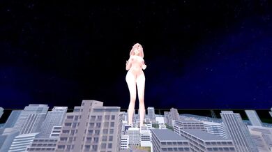 Nicole Demara - Giantess Growth 3D NSFW