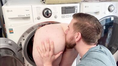 Fucking My Pawg Stepmom STUCK in the Washing Machine - Steve Rickz, Bigbootyandbeast