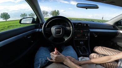 He had the best blowjob ever in a car and in a public place (very risky)