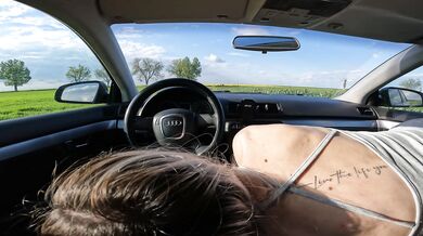 He had the best blowjob ever in a car and in a public place (very risky)