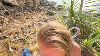 Beautiful sex on the beach with my 18-year-old stepsister