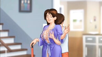 Sommertime saga | Sexy debbie with Hot titsjob in Gameplay