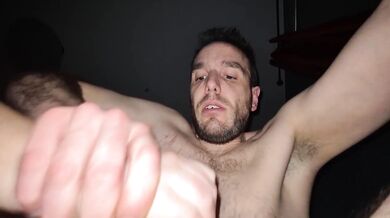 Sitting Assisted Self Suck+Wake up filled mouth