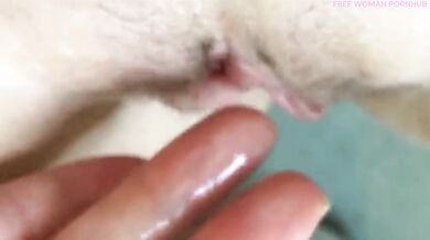 4K - Pussy sounds - fucking this German woman masturbating POVafter class so horny
