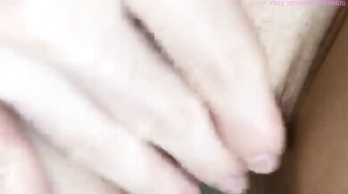 4K - Pussy sounds - fucking this German woman masturbating POVafter class so horny