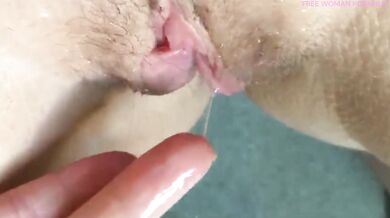 4K - Pussy sounds - fucking this German woman masturbating POVafter class so horny