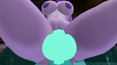 Alice helps out needy protogen - Furry VRChat ERP
