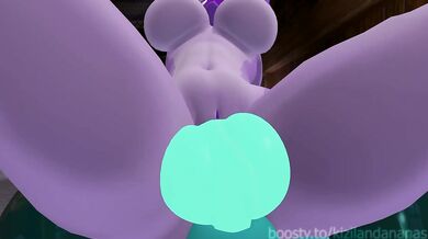 Alice helps out needy protogen - Furry VRChat ERP