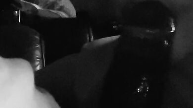 Nerdy Neighbor Gives Quick Sloppy Blowjob Before Her Man Comes Home