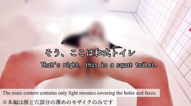 【実録】真冬の駅トイレ(和式)、下品オナニーでイキ狂って漏らしまくってた貪欲マゾ妻は私です…