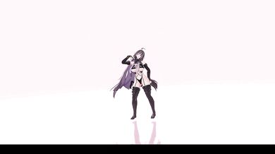 Elf VTuber Outfit Change Until Nude | Drama MMD R-18