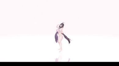 Elf VTuber Outfit Change Until Nude | Drama MMD R-18