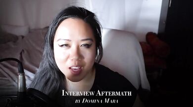 ASMR Dominatrix Mara Teases the Camera Man After An Interview