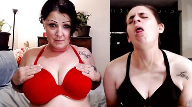 Coughing Fetish Titty Jiggle Tight Bra