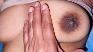 Extreme Close-Up Oily Tits Massage - Big Juicy Boobs Rubbed Slow