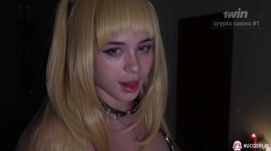 Misa Amane Takes Deep Throat & Anal Fucking