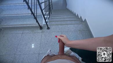 Big Ass Blonde picked me up in Elevator and gets fucked in Stairwell - was it too loud?