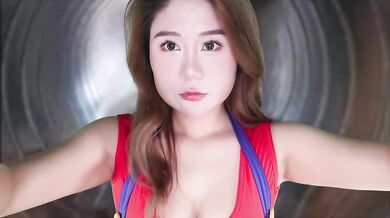 ASMR Hot Girl Get Stuck in AC Duct Role Play | Oil Ear Massage and Gel Ear Massage