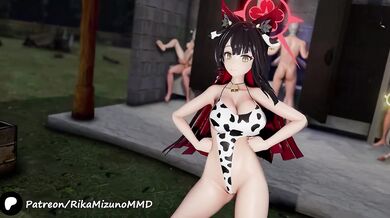 Bass Knight Hentai Dance And Sex - Kosaka Wakamo Amau Ako, Ajitani Hifumi, Izayoi Nonomi | Blue Archive MMD R-18, 3D, Hentai, Cartoon, Ecchi