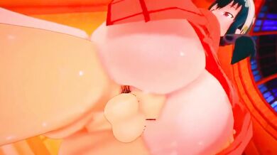 Spy x Family – Yor Forger in Naughty NTR Sex Scene | Creampie, Squirting & Loud Moans | 3D Hentai Animation