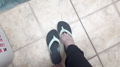 Feet Begging Beneath Warm Oiled Blades