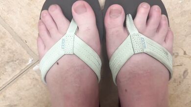 Feet Begging Beneath Warm Oiled Blades