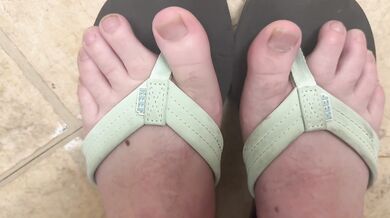 Feet Begging Beneath Warm Oiled Blades