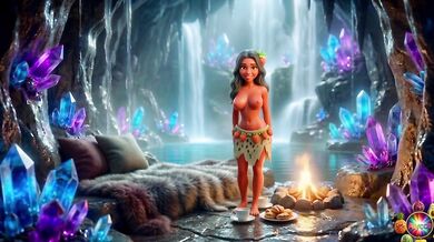 Caveman Instinct Abacaxi eats Moranguete’s pussy and ass in a dark cave Moranguete takes Abacaxi’s big energy Vaginal and Anal Moranguete and Abacaxi