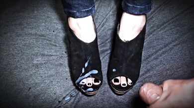 Cum on shoes compilation