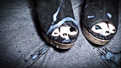 Cum on shoes compilation