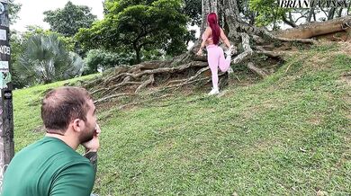 Alejandra Palacios exercises in the park and fucks with her great Colombian ass - Brian Evansx