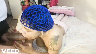 BLOWJOB POV BEDROOM Reality Huge Cock Licking Apartment Neighbors