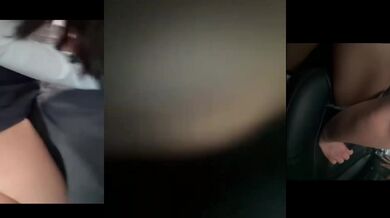 in the car
