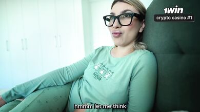 Truth or Dare? Stepmom: Please don't cum on my glasses!