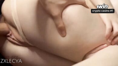 Hard fuck and creampie