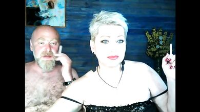 Peter and Aimee in the village: Rural Gen X fun .!. ))