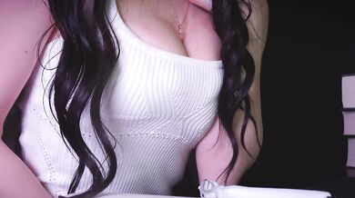 ASMR | Catching a horny student masturbating under her desk (POV)