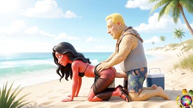 Public Beach Abacaxi eats Moranguete’s pussy and ass on the sand Caught at the Beach? Moranguete takes Abacaxi’s big energy Vaginal and Anal fuck porn