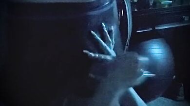 GiaNFrankie6090 milks cock with fire after tight edging loop