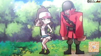 Hilda loses and gets a creampie fuck (pokemon) [Spanish subtitle]